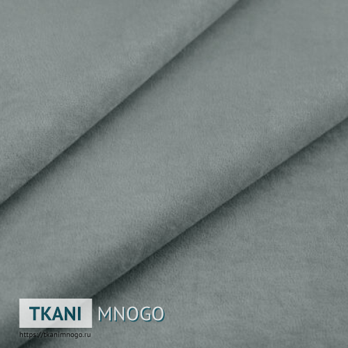 Фото внешнего вида велюра “83” (однотонный серый)