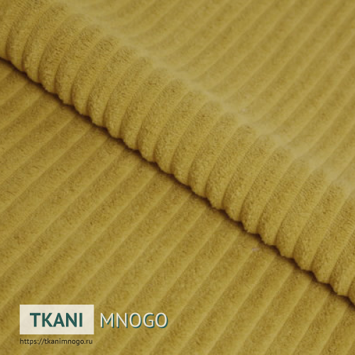 Фото обивки велюра “43” (однотонный, полоса желтый)