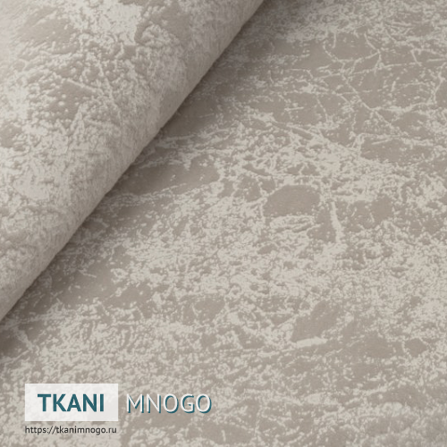 Фото ткани велюра “190-08” (мелкий рисунок серый)