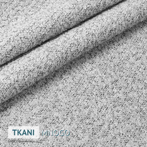 Фото материала велюра “6” (однотонный серый)