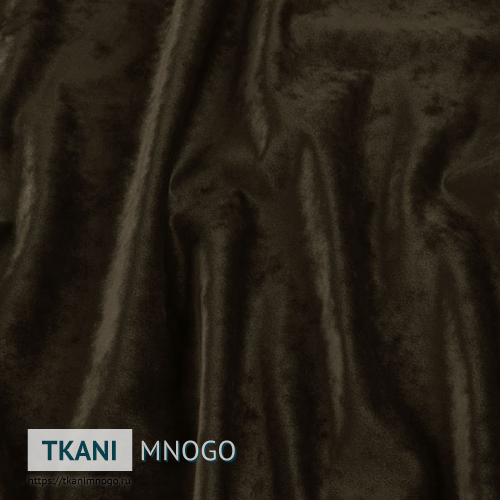 Фото фактуры велюра “10” (однотонный коричневый)