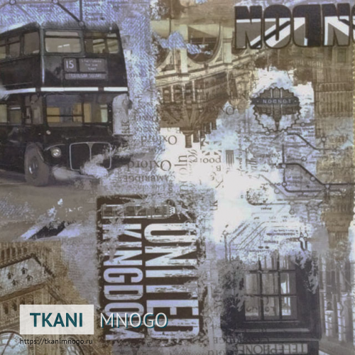 Фото рисунка микровелюра “19026-2” город.